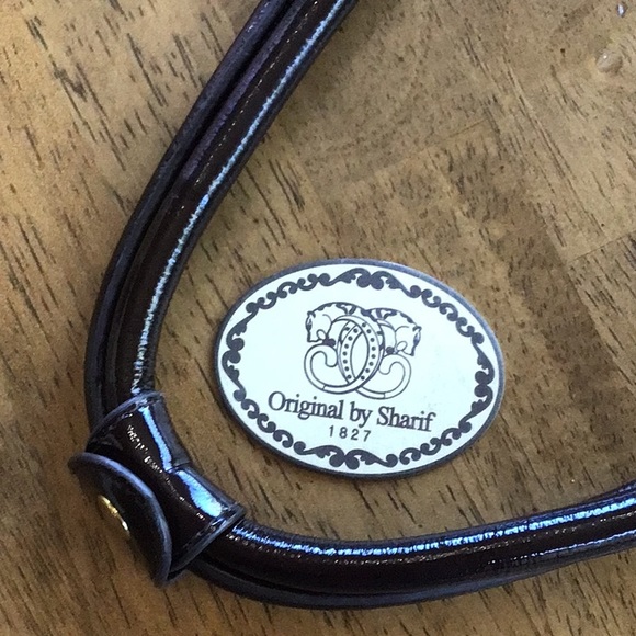 NWOT Sharif 1827 Leather Sequined Handbag - Picture 8 of 9